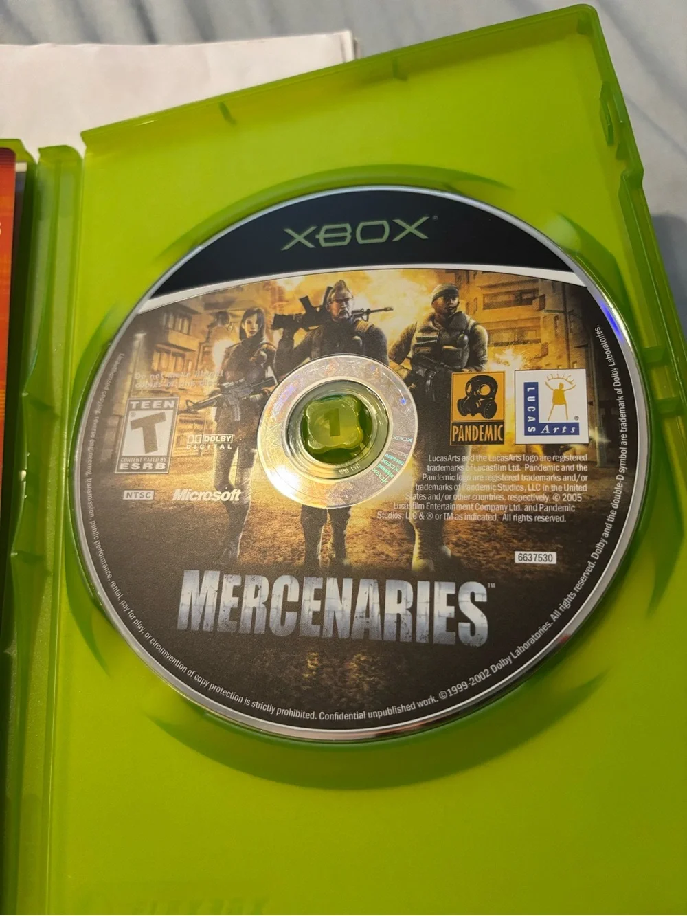 Xbox Mercenaries: Playground of Destruction CIB